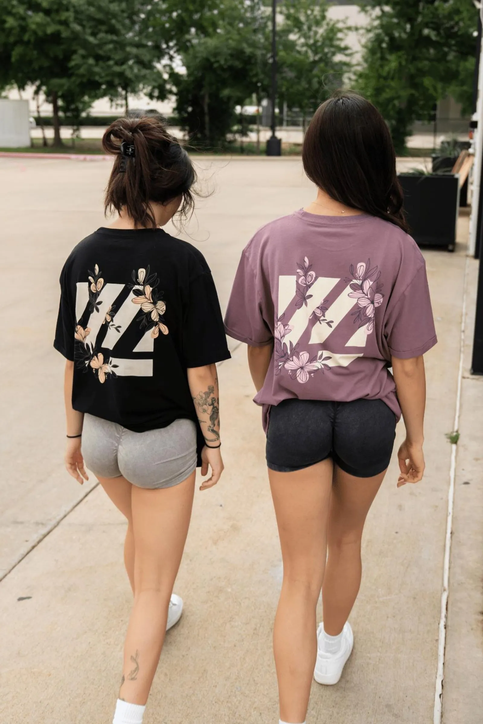 Tops<Youngla W424 Bloc Oversized Tee Black|Coconut Milk|Light Grey|Muted Berry