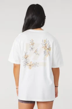 Tops<Youngla W424 Bloc Oversized Tee Black|Coconut Milk|Light Grey|Muted Berry