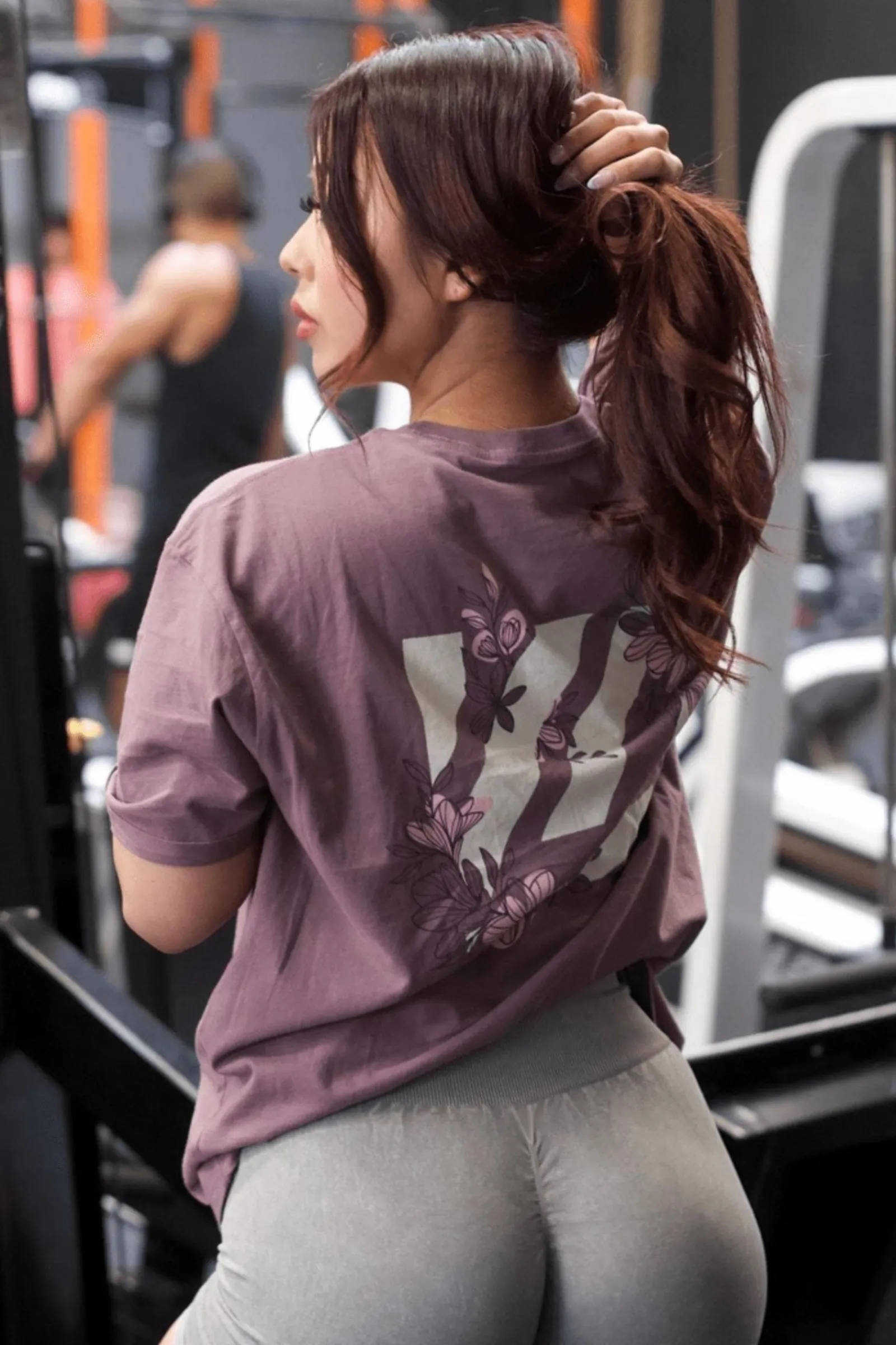 Tops<Youngla W424 Bloc Oversized Tee Black|Coconut Milk|Light Grey|Muted Berry