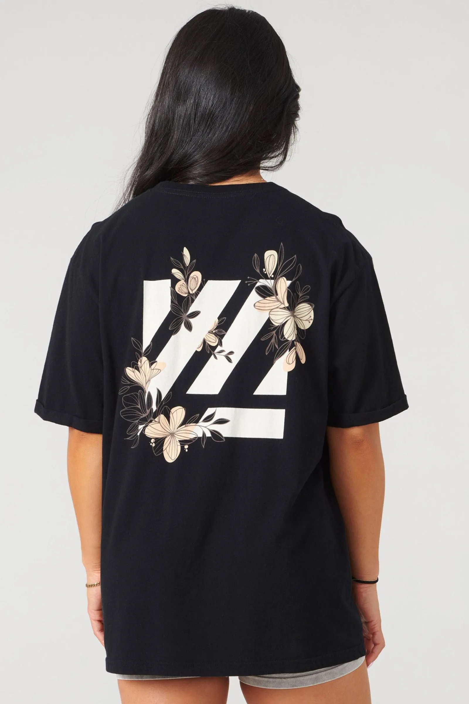Tops<Youngla W424 Bloc Oversized Tee Black|Coconut Milk|Light Grey|Muted Berry