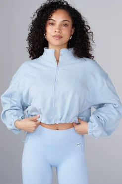 Outerwear<Youngla W544 Breeze Zip-Up Black|Blue|Cream|Pink
