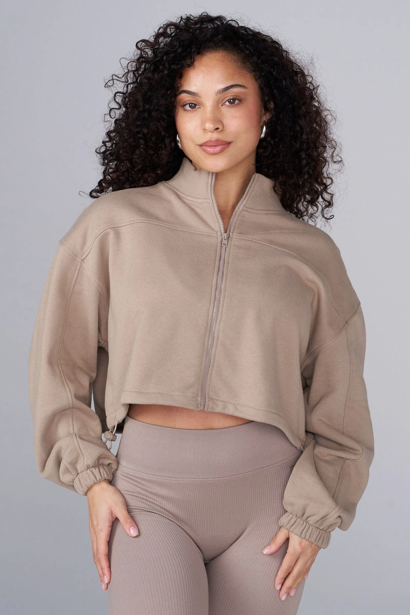 Outerwear<Youngla W544 Breeze Zip-Up Black|Blue|Cream|Pink