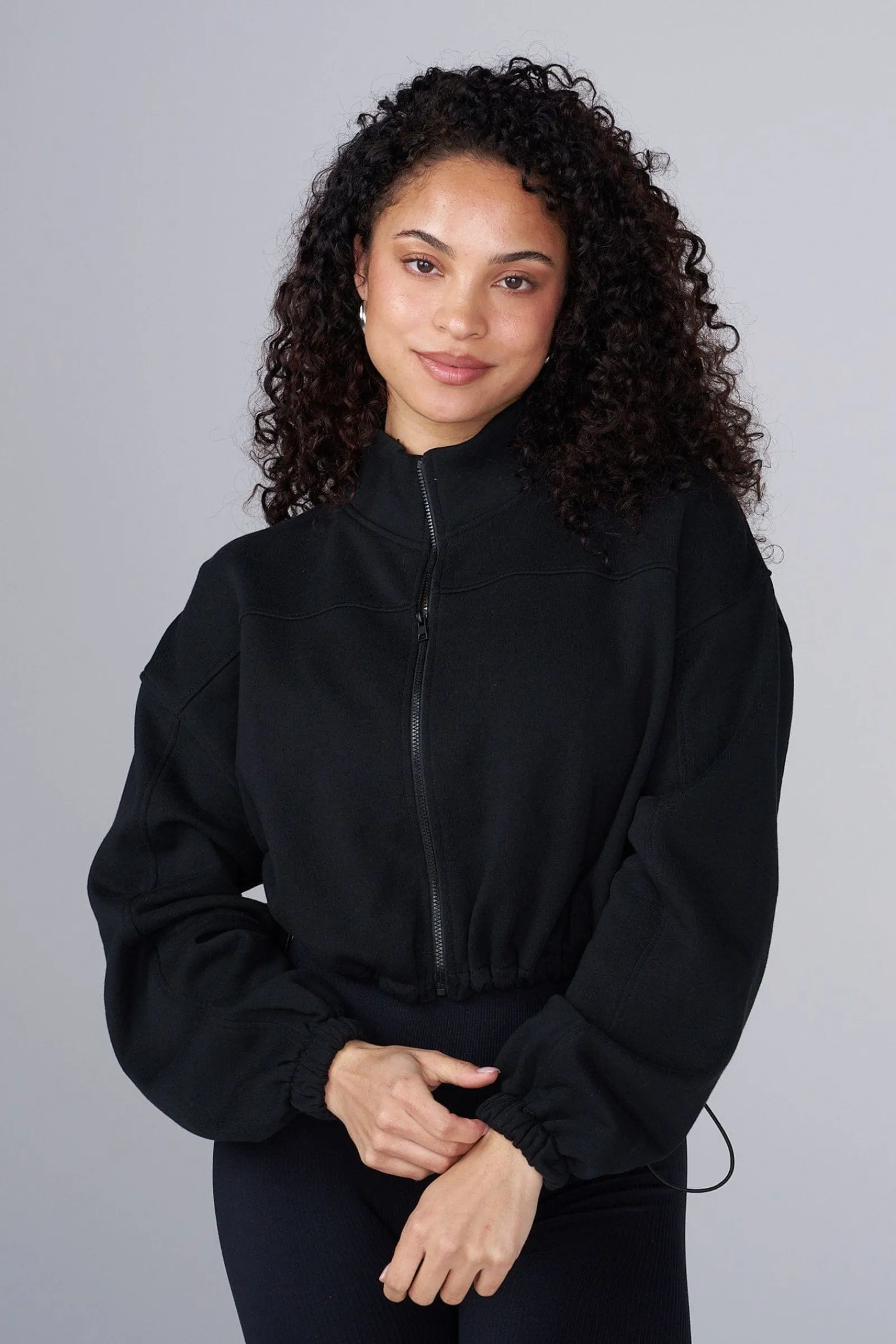 Outerwear<Youngla W544 Breeze Zip-Up Black|Blue|Cream|Pink