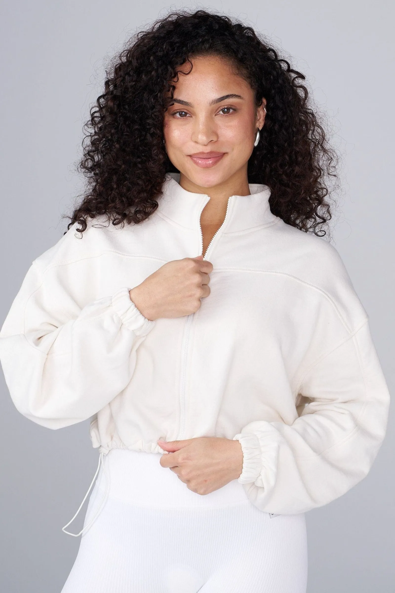 Outerwear<Youngla W544 Breeze Zip-Up Black|Blue|Cream|Pink