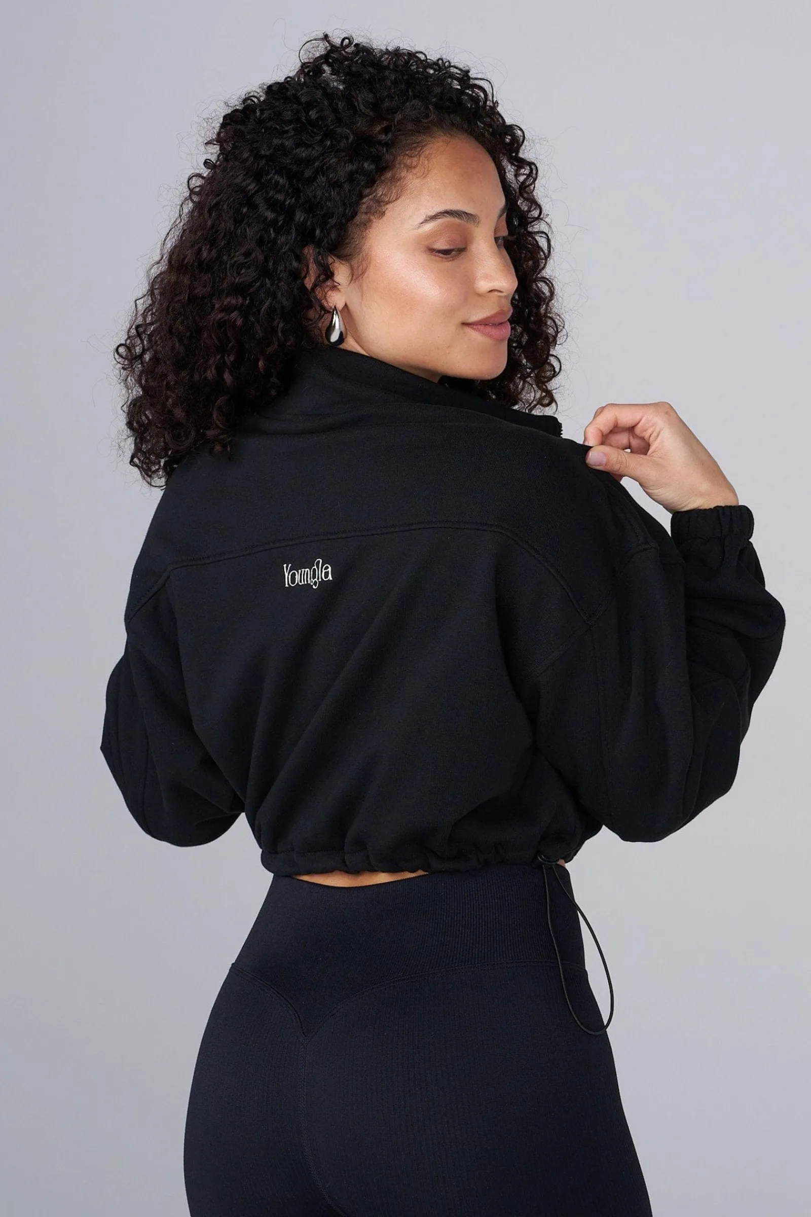 Outerwear<Youngla W544 Breeze Zip-Up Black|Blue|Cream|Pink