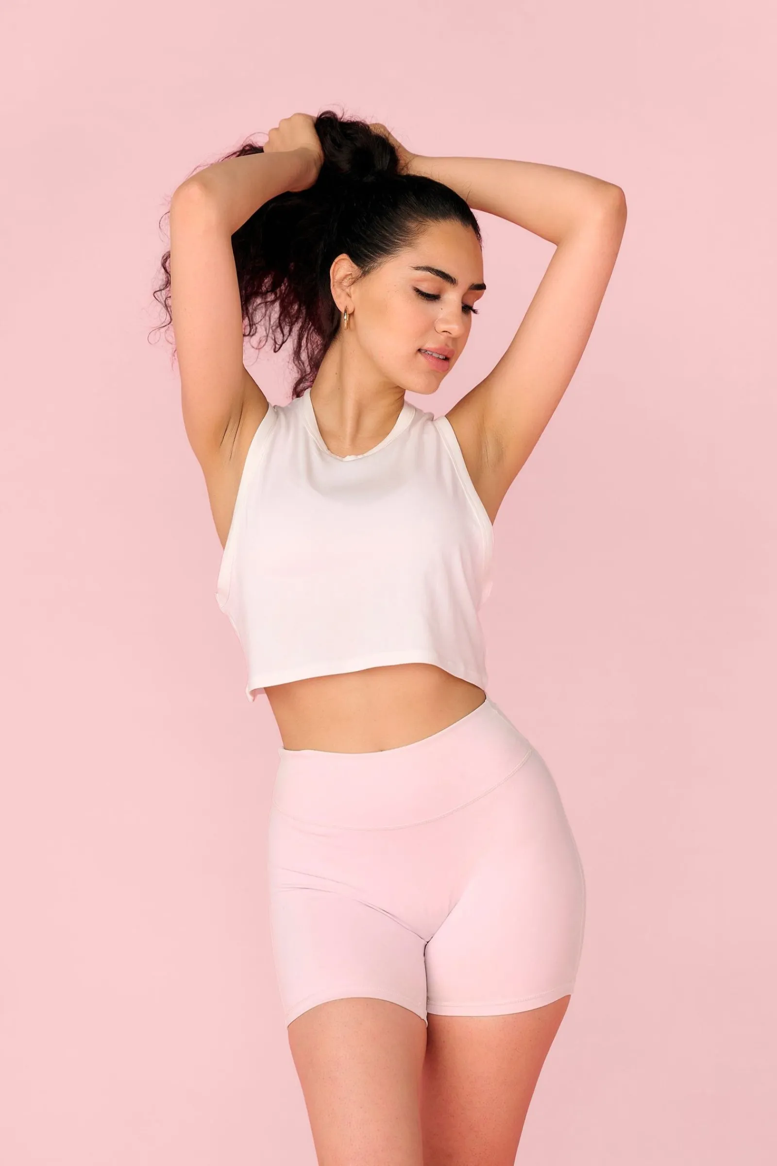 Tops<Youngla W321 Cloud Modal Tank Light Taupe|Sage Green|Coconut Milk|Black