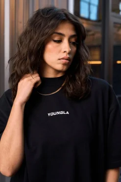 Tops<Youngla W440 Digital Oversized Tee Black|Charcoal|Off-White|Olive