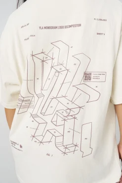 Tops<Youngla W440 Digital Oversized Tee Black|Charcoal|Off-White|Olive