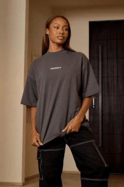 Tops<Youngla W440 Digital Oversized Tee Black|Charcoal|Off-White|Olive