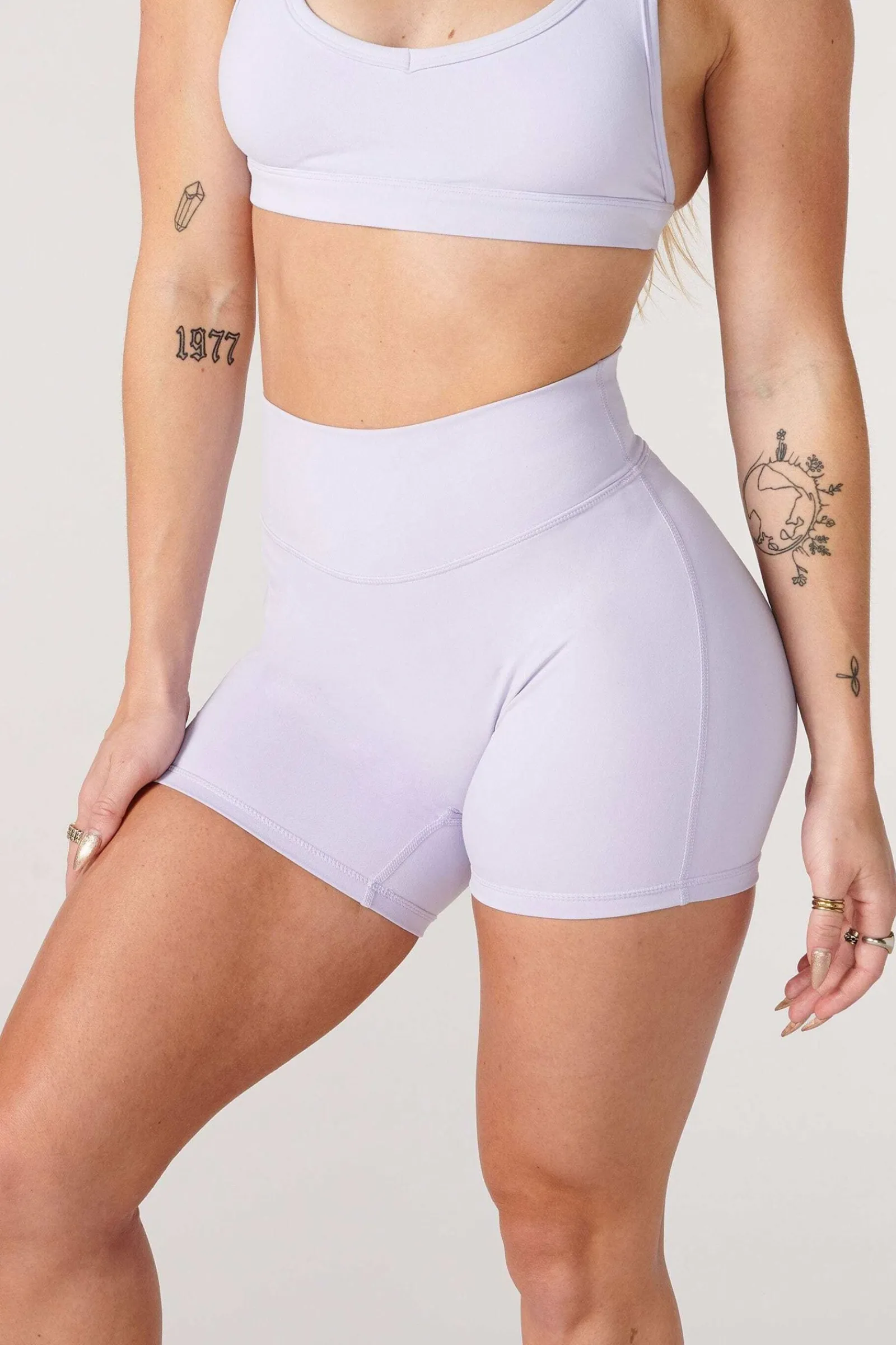 Shorts<Youngla W112 Effortless Biker Shorts Black|Mint Green|Baby Lavender|Lilac Pink