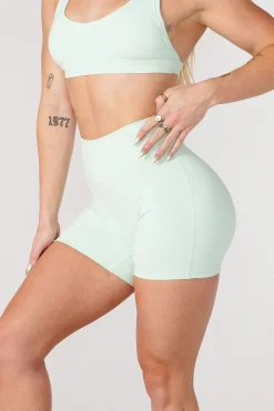 Shorts<Youngla W112 Effortless Biker Shorts Black|Mint Green|Baby Lavender|Lilac Pink
