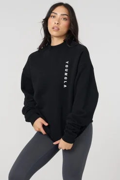 Outerwear<Youngla W539 Eternal Crewneck Black|Charcoal|Eggplant|Off-White