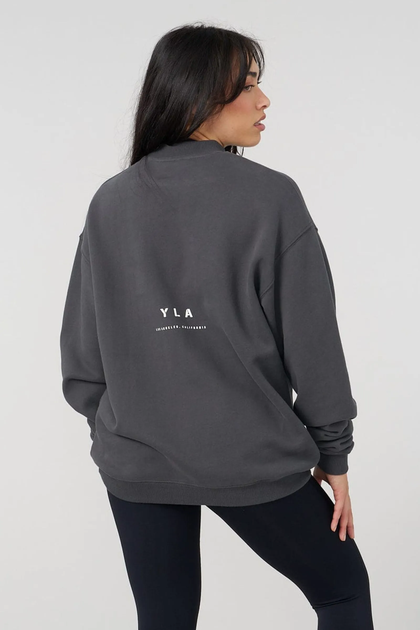 Outerwear<Youngla W539 Eternal Crewneck Black|Charcoal|Eggplant|Off-White