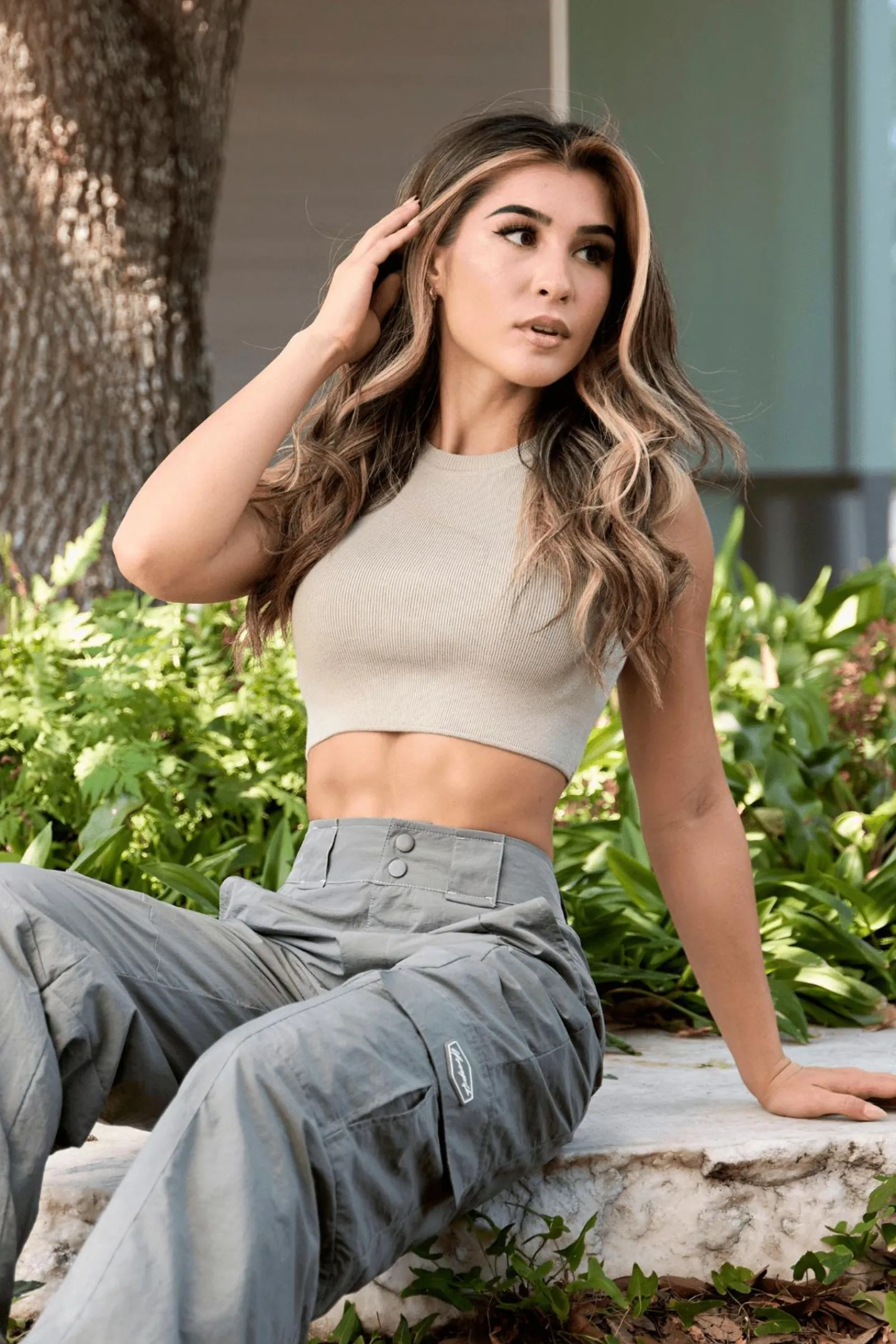 Tops<Youngla W317 Knit Tank Black|Coconut Milk|Mocha|Pistachio Green