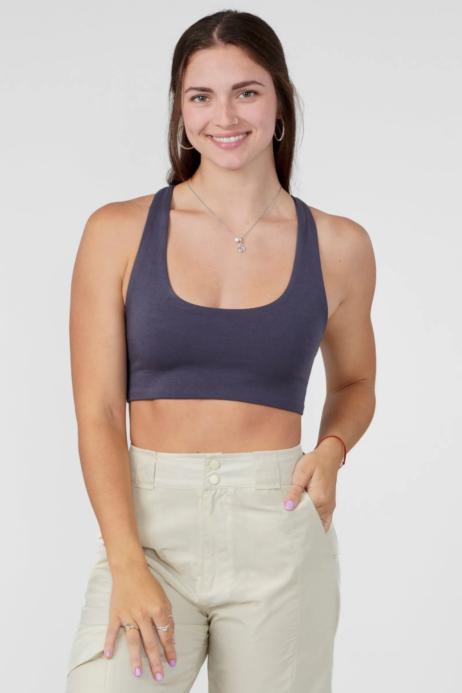 Bras<Youngla W306 Og Racerback 2.0 Ivory|Coal|Dark Olive|Black