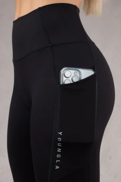 Leggings<Youngla W214 Power Leggings Plum Truffle|Black|Slate|Stone Grey