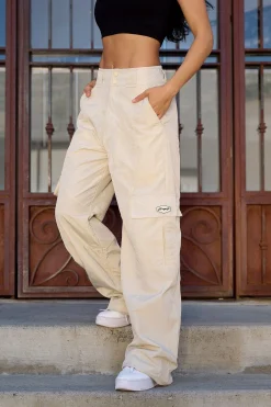 Joggers & Pants<Youngla W222 Retro Cargo Joggers Black|Eucalyptus|Off-White|Taupe