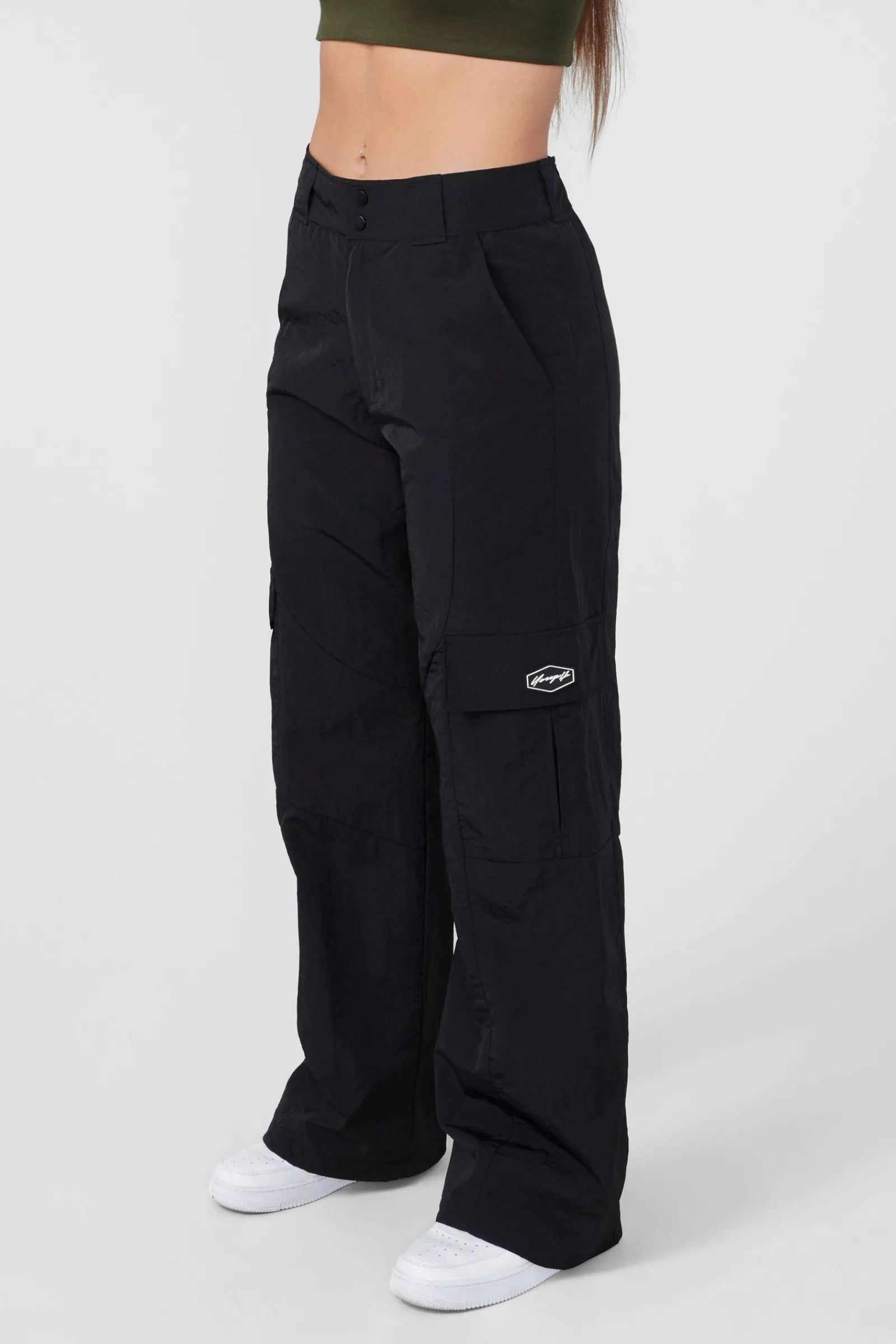 Joggers & Pants<Youngla W222 Retro Cargo Joggers Black|Eucalyptus|Off-White|Taupe