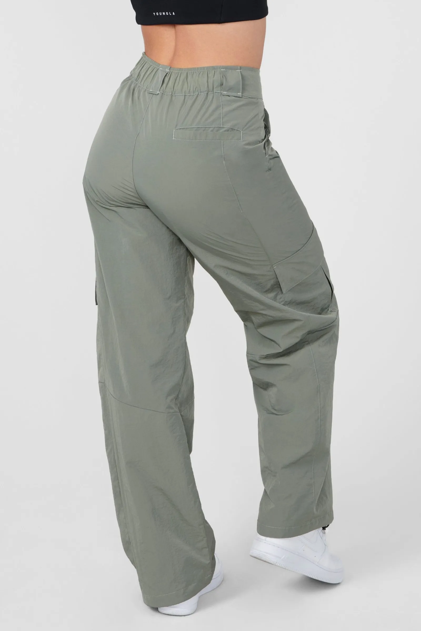 Joggers & Pants<Youngla W222 Retro Cargo Joggers Black|Eucalyptus|Off-White|Taupe