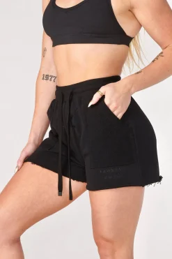 Shorts<Youngla W114 Reversed Terry Shorts Sky Blue|Black|Bone|Burgundy