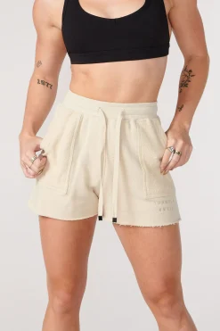 Shorts<Youngla W114 Reversed Terry Shorts Sky Blue|Black|Bone|Burgundy