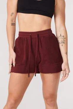 Shorts<Youngla W114 Reversed Terry Shorts Sky Blue|Black|Bone|Burgundy