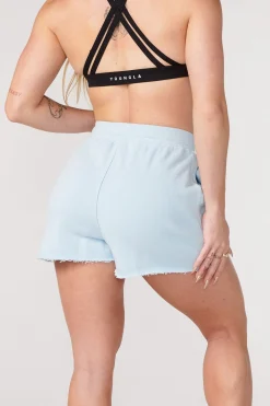 Shorts<Youngla W114 Reversed Terry Shorts Sky Blue|Black|Bone|Burgundy