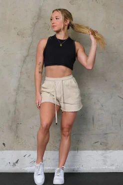 Shorts<Youngla W114 Reversed Terry Shorts Sky Blue|Black|Bone|Burgundy
