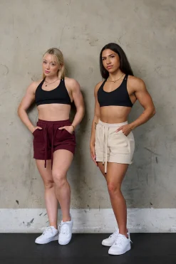 Shorts<Youngla W114 Reversed Terry Shorts Sky Blue|Black|Bone|Burgundy
