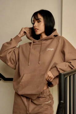 Outerwear<Youngla W516 Revolve Hoodie Black|Bone|Brown|Crushed Mauve