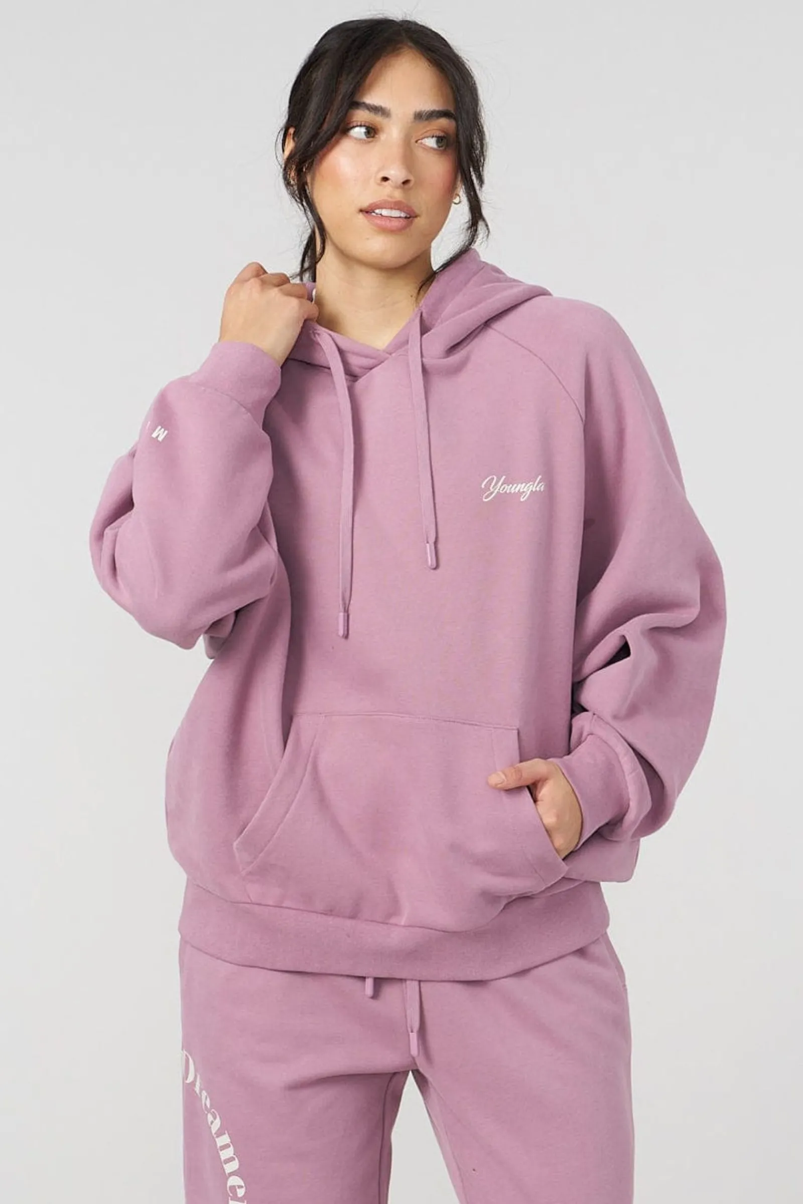Outerwear<Youngla W516 Revolve Hoodie Black|Bone|Brown|Crushed Mauve