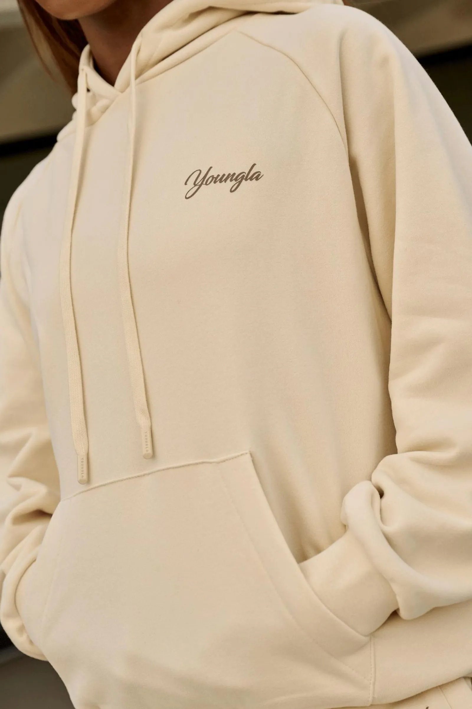 Outerwear<Youngla W516 Revolve Hoodie Black|Bone|Brown|Crushed Mauve