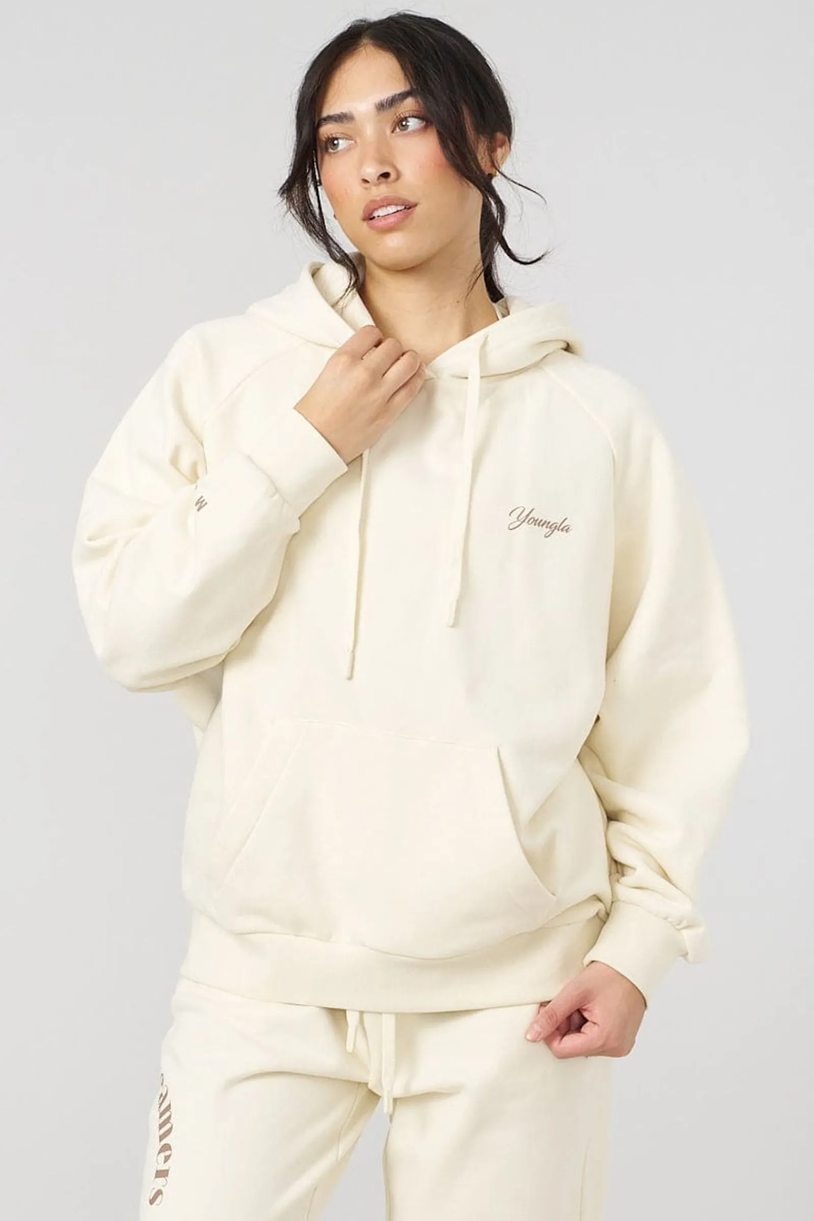 Outerwear<Youngla W516 Revolve Hoodie Black|Bone|Brown|Crushed Mauve