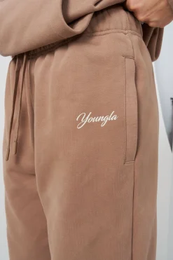 Joggers & Pants<Youngla W228 Revolve Joggers Black|Bone|Brown|Crushed Mauve