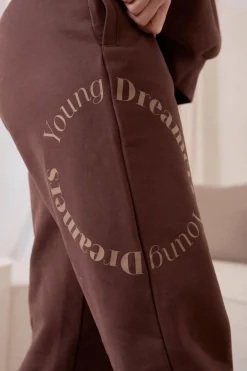 Joggers & Pants<Youngla W228 Revolve Joggers Black|Bone|Brown|Crushed Mauve