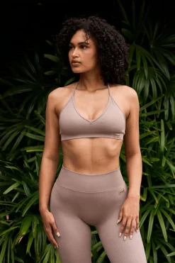 Bras<Youngla W343 Ribbed Seamless Bra Black|Blue|Cream|Mauve