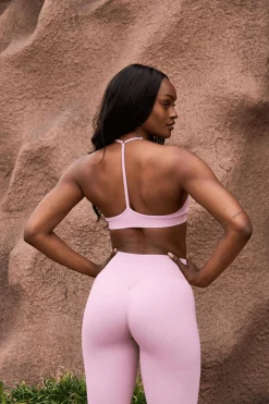 Bras<Youngla W343 Ribbed Seamless Bra Black|Blue|Cream|Mauve