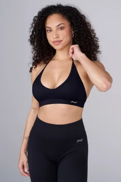 Bras<Youngla W343 Ribbed Seamless Bra Black|Blue|Cream|Mauve