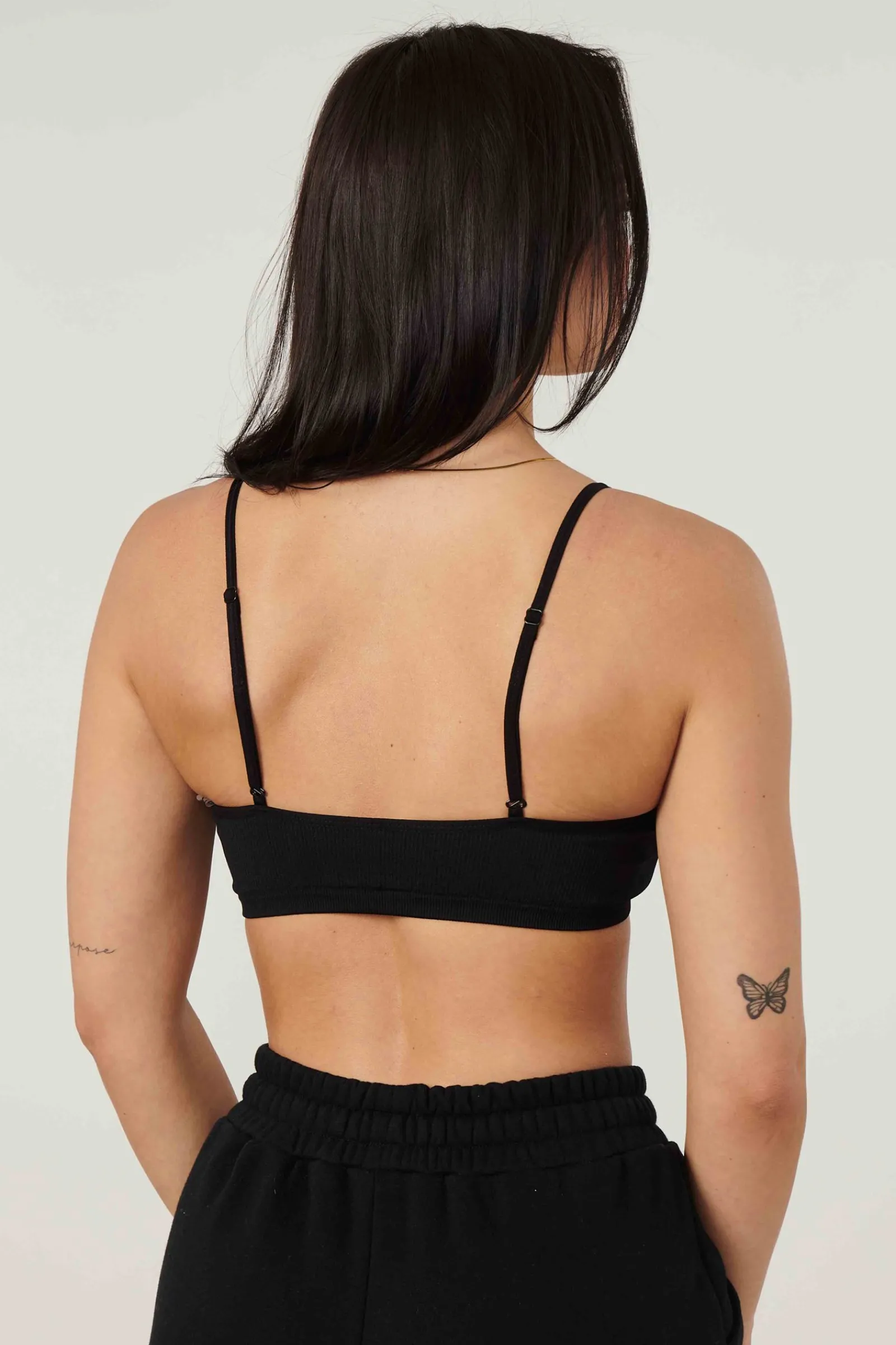 Bras<Youngla W316 Ribbed Sports Bra Coal|Light Taupe|Pink|Black
