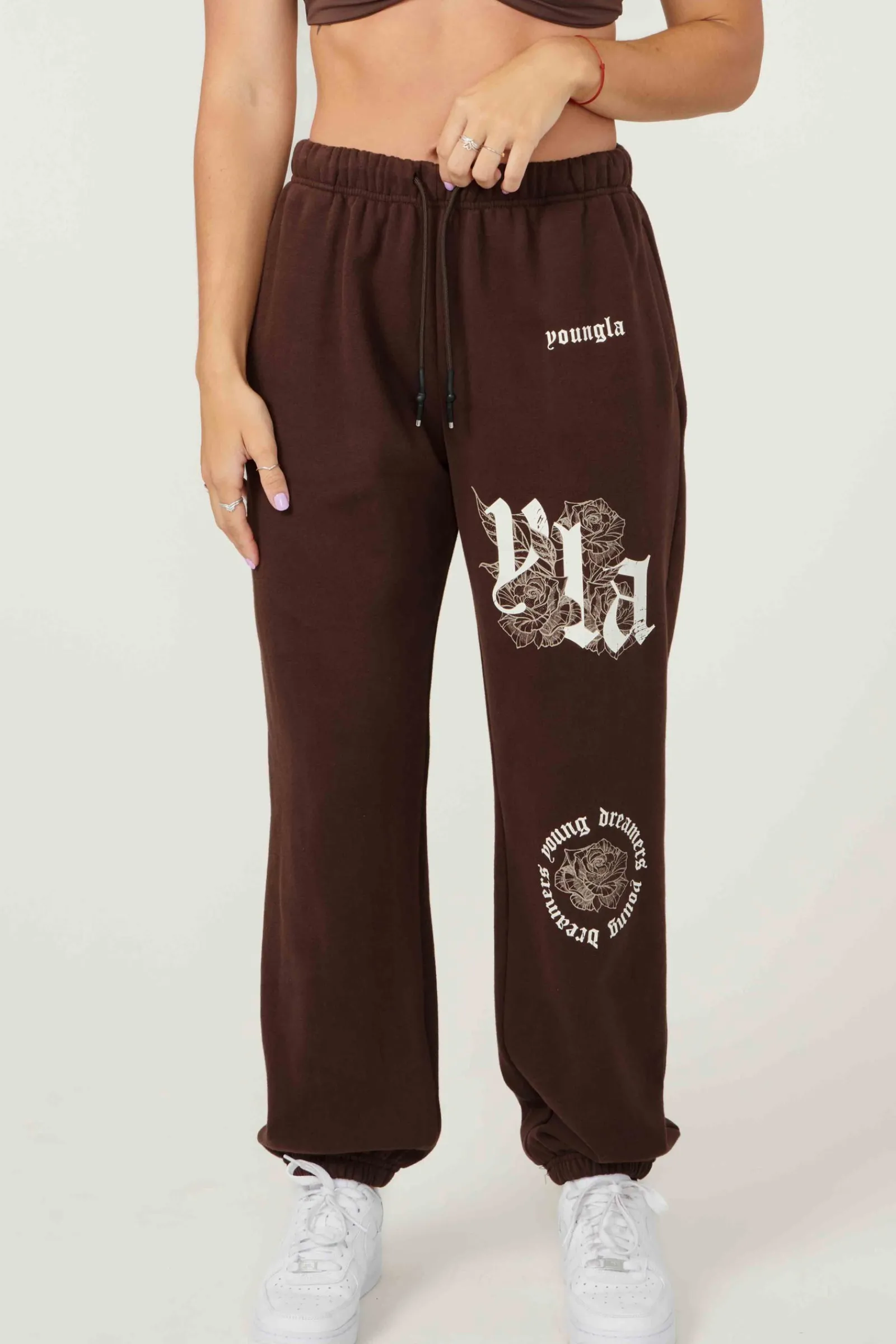 Joggers & Pants<Youngla W224 Rose Joggers Black|Brown|Desert Olive|Off-White