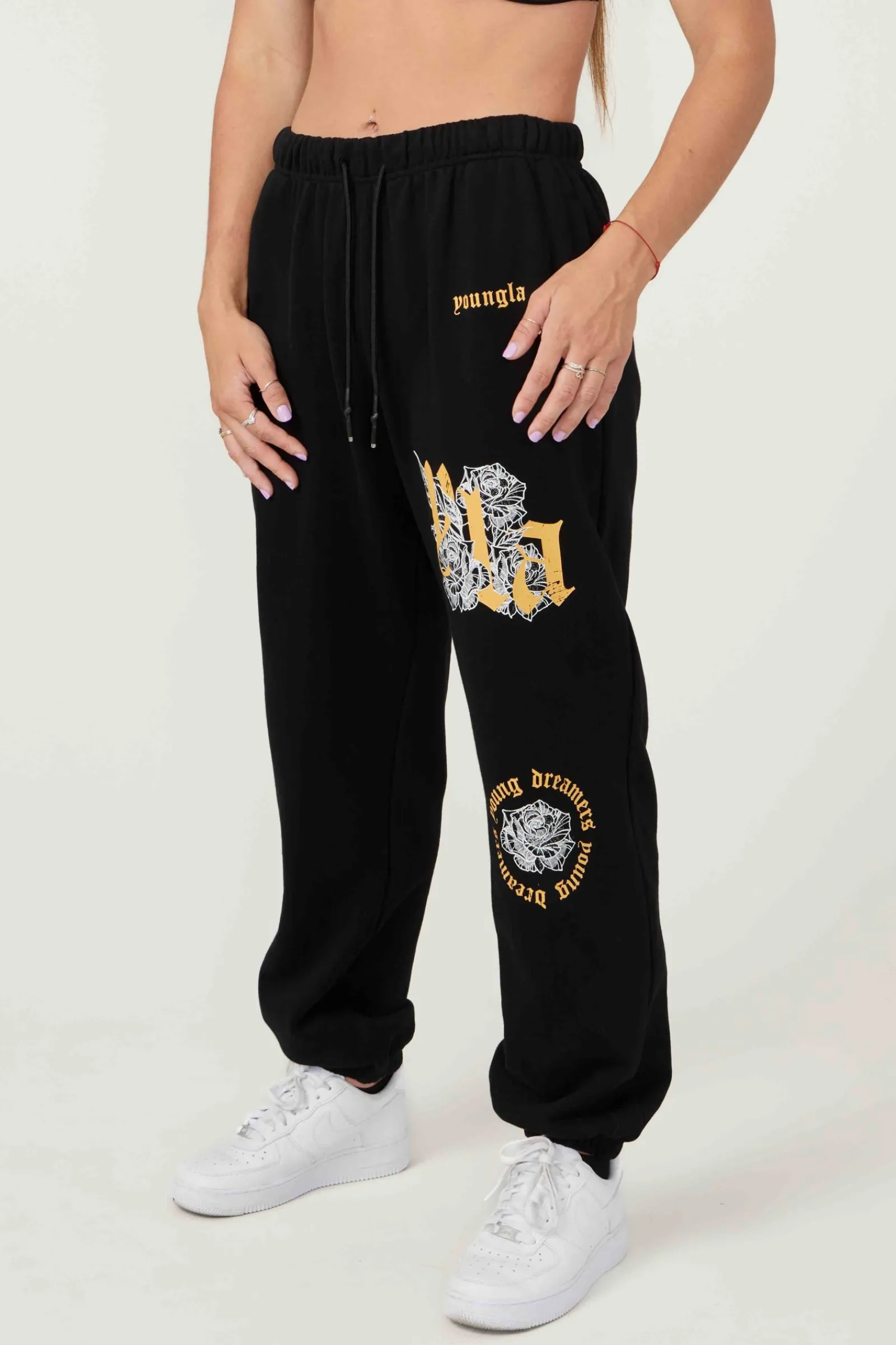Joggers & Pants<Youngla W224 Rose Joggers Black|Brown|Desert Olive|Off-White