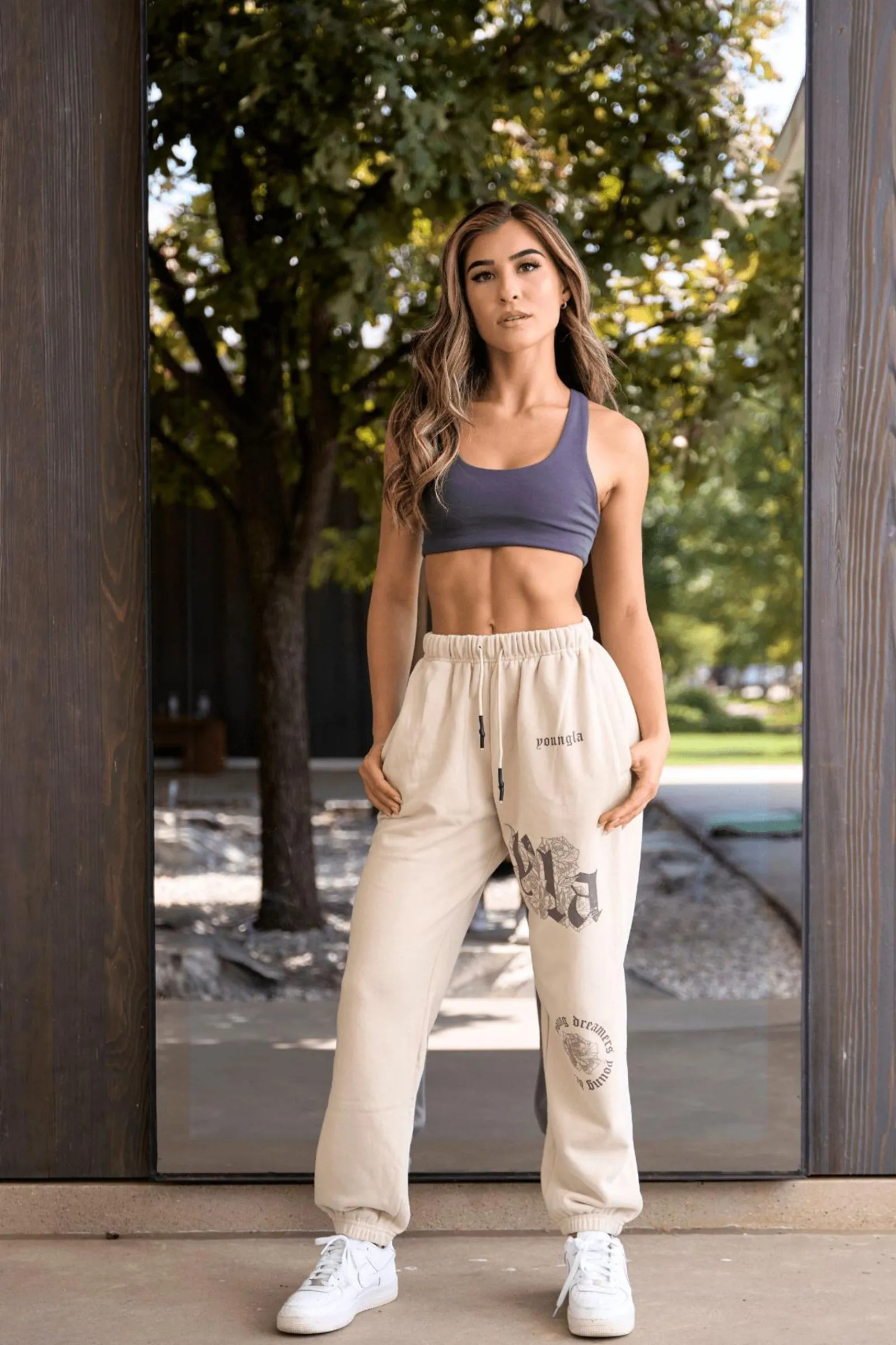 Joggers & Pants<Youngla W224 Rose Joggers Black|Brown|Desert Olive|Off-White
