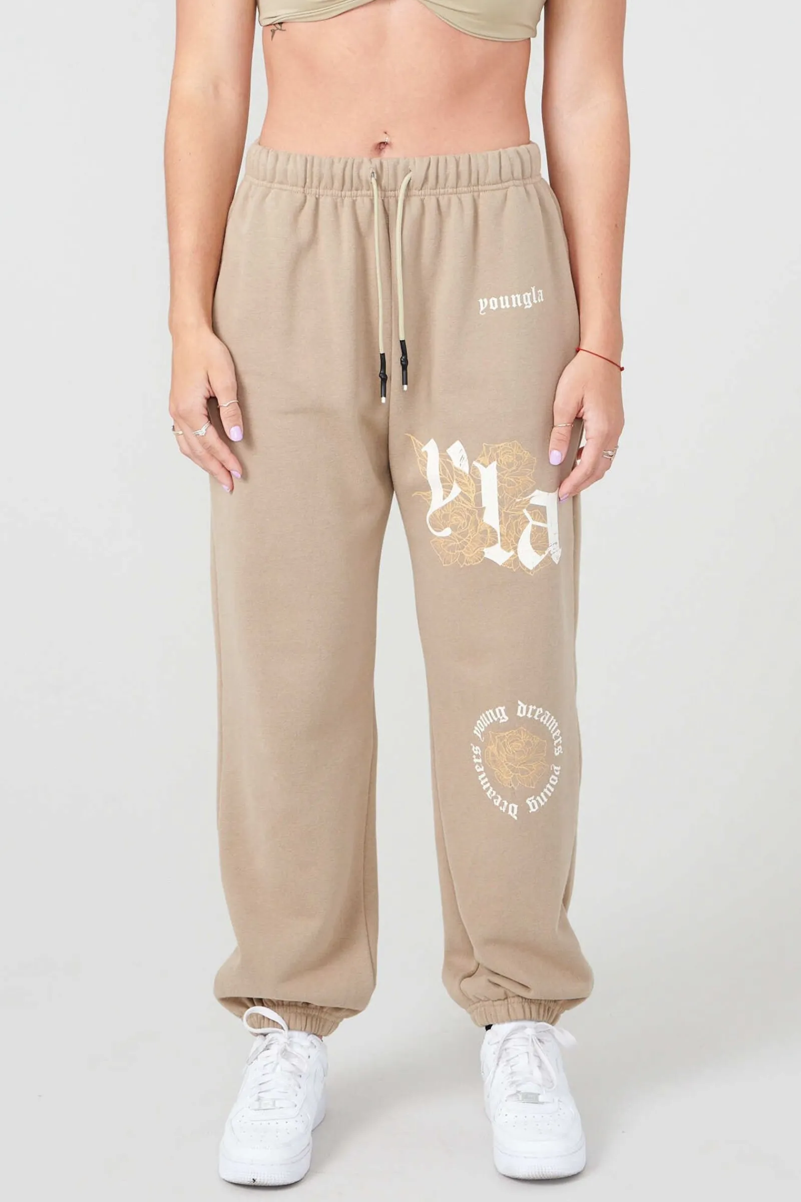 Joggers & Pants<Youngla W224 Rose Joggers Black|Brown|Desert Olive|Off-White