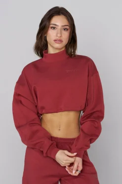 Outerwear<Youngla W540 Scuba Crop Black|Brick|Vanilla|Charcoal