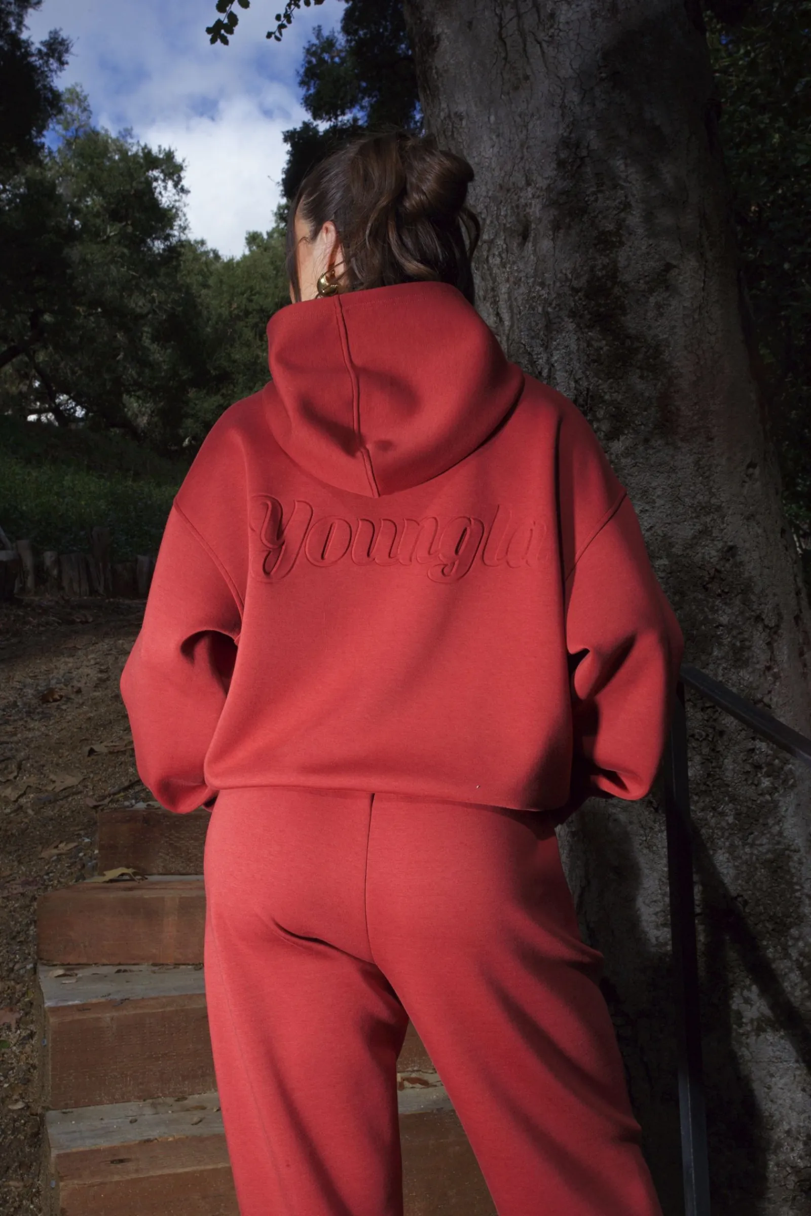 Outerwear<Youngla W534 Scuba Hoodie Black|Brick|Vanilla|Charcoal
