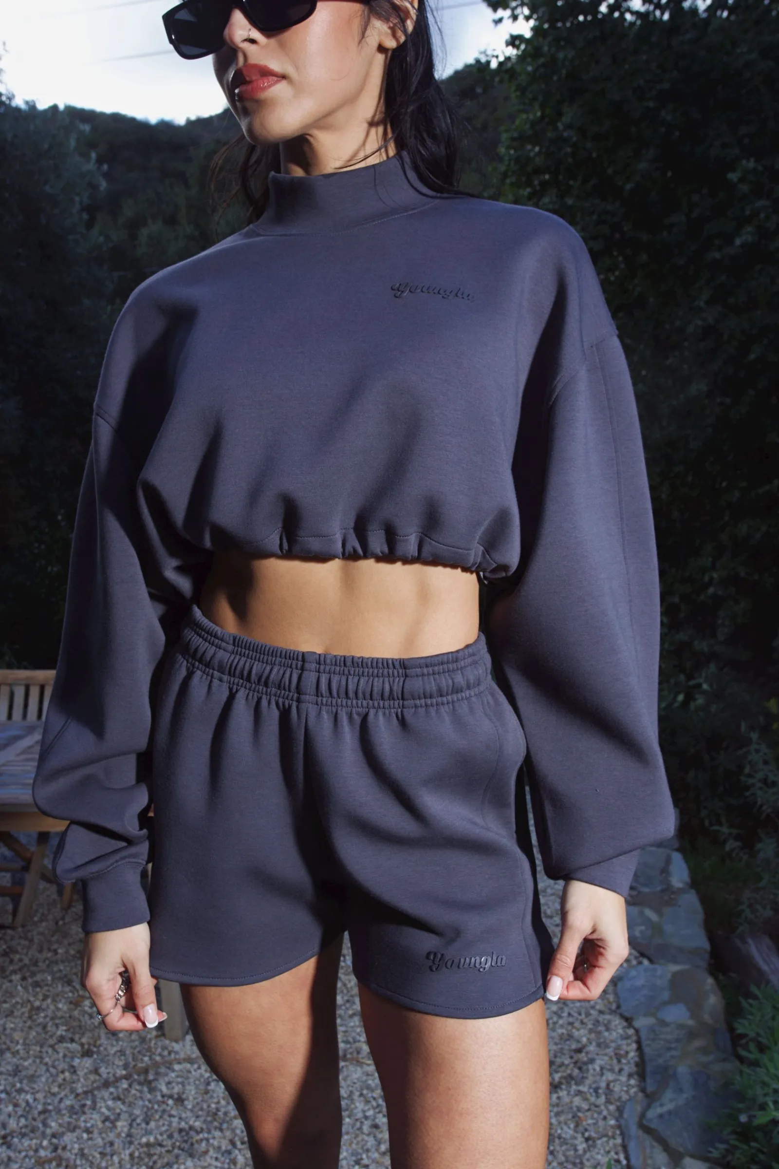 Shorts<Youngla W140 Scuba Shorts Black|Brick|Vanilla|Charcoal