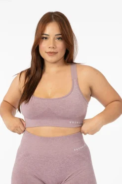 Bras<Youngla W308 Seamless Sports Bra Skylight|Stone Grey|Black|Purple Dove