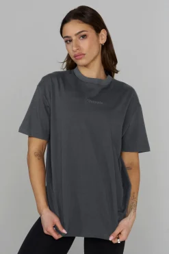Tops<Youngla W443 Simple Tee Black|Brick|Vanilla|Charcoal