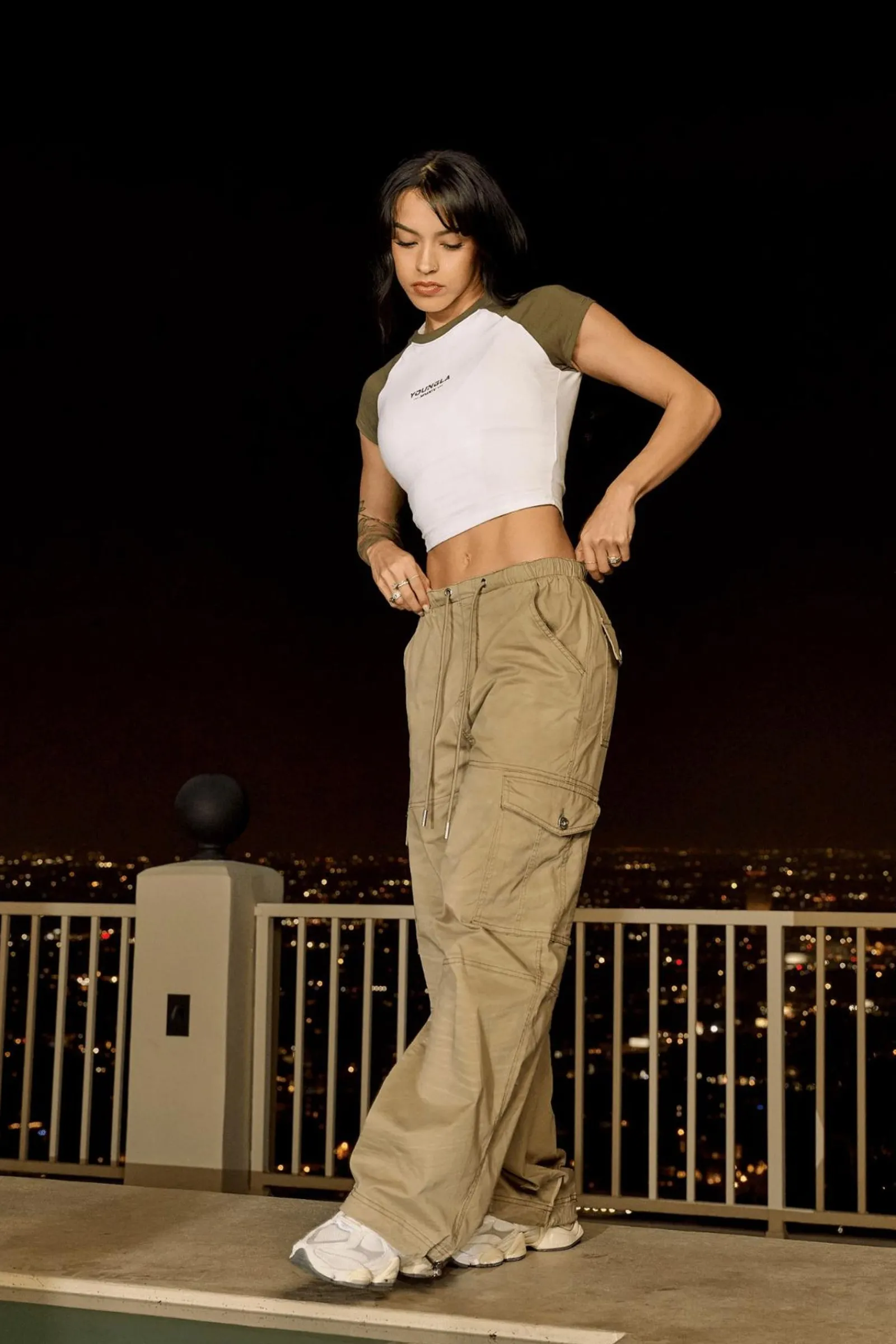 Joggers & Pants<Youngla W225 Streak Cargos Black|Dark Brown|Desert Olive|Stone