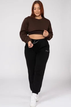 Outerwear<Youngla W501 Super Crop Sweater Coal|Brown|Bone|Black